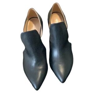 Christian Siriano black vegan 3.5” stiletto shoes sz11